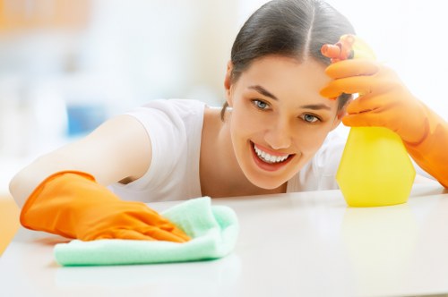 Clean carpet fibers after professional carpet cleaning in Kingston