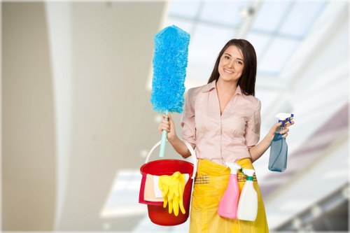 Local domestic cleaning in Kingston for a tidy hallway and stairs