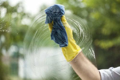 Kingston Carpetcleaning team working safely with cleaning tools and PPE