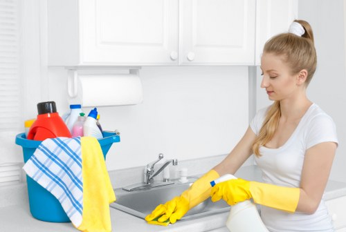 Residential cleaning service in Kingston focusing on kitchens and floors